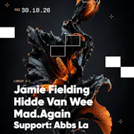 Jamie Fielding, Hidde Van Wee, Mad.Again + Abbs La at The Warehouse
