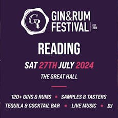Gin & Rum Festival Reading 2024 at The Great Hall University Of Reading