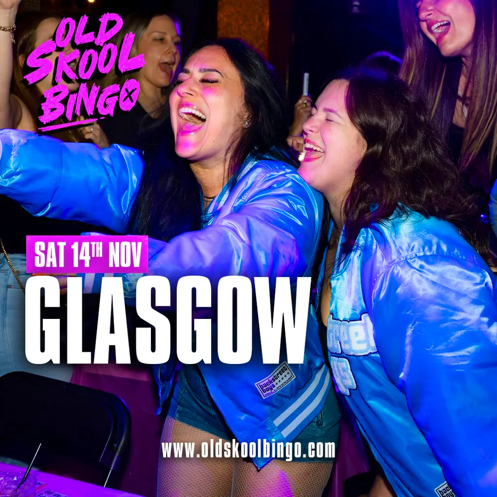 Old Skool Bingo Sat 14th Nov Glasgow at Manuka
