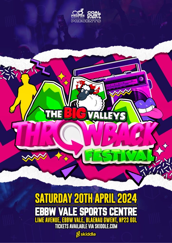 The Big Valleys Throwback Festival 2024 Tickets Ebbw Vale Sports