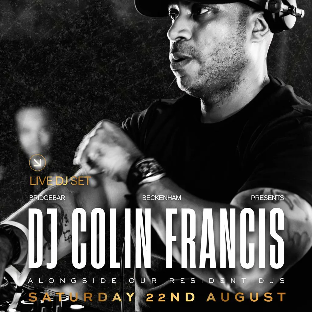 DJ Colin Francis at Bridgebar at Bridgebar Beckenham