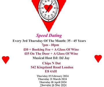 Speed Dating 35 - 45 Years. Thursdays