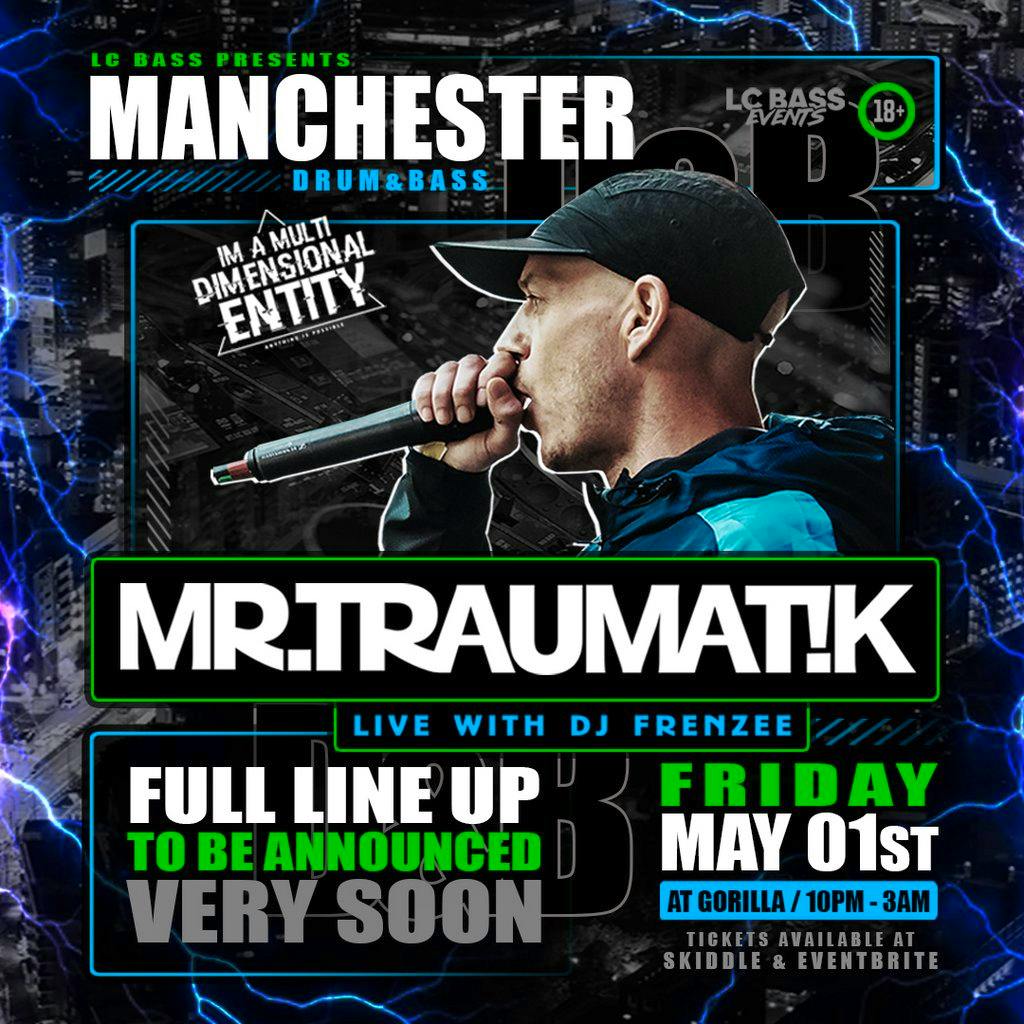 Mr Traumatik tour 2026 at Gorilla England