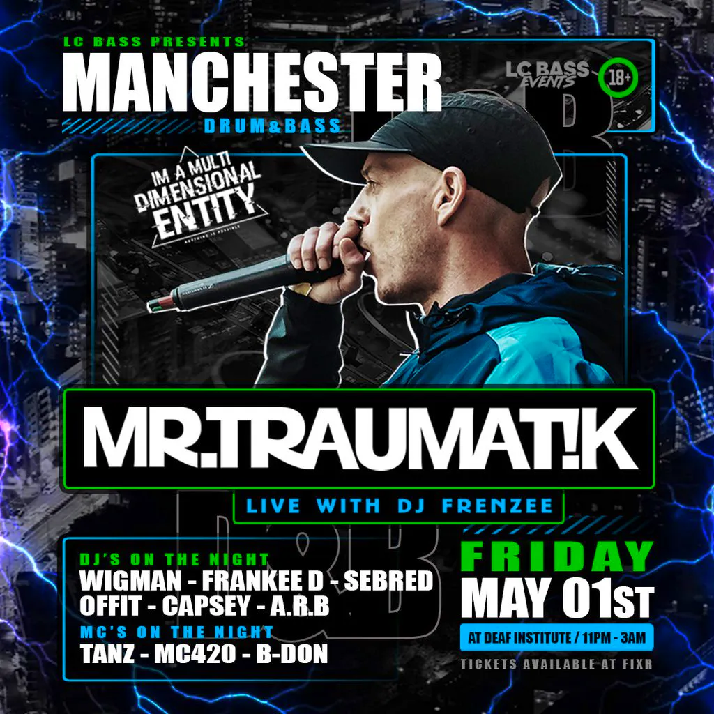 Mr Traumatik tour 2026 at Gorilla England