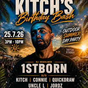 Kitch's birthday bash with 1stborn