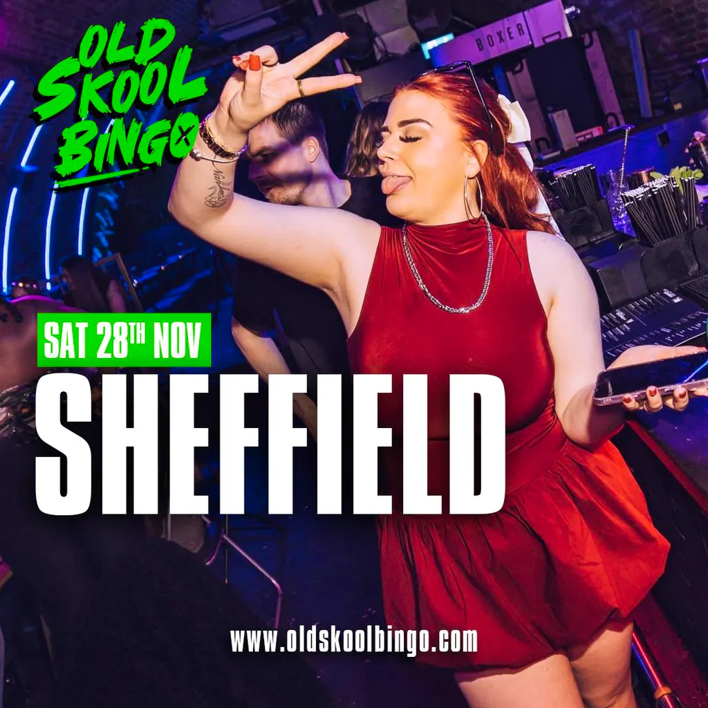 Old Skool Bingo Sat 28th Nov Sheffield at Onyx