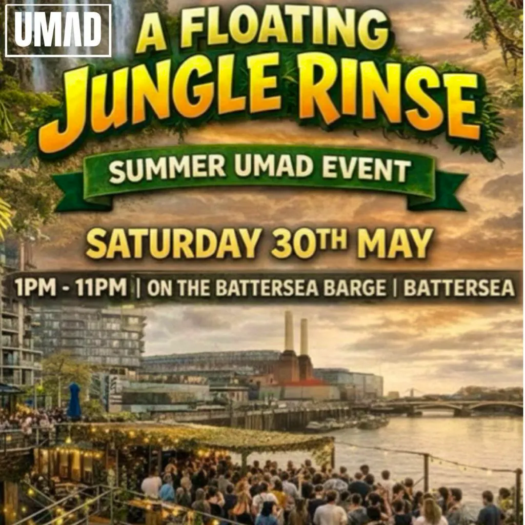 A Floating Jungle Rinse at Battersea Barge