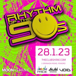 MoonShine Presents: Rhythm of the 90's Tickets | Moonshine Portsmouth  | Sat 28th January 2023 Lineup