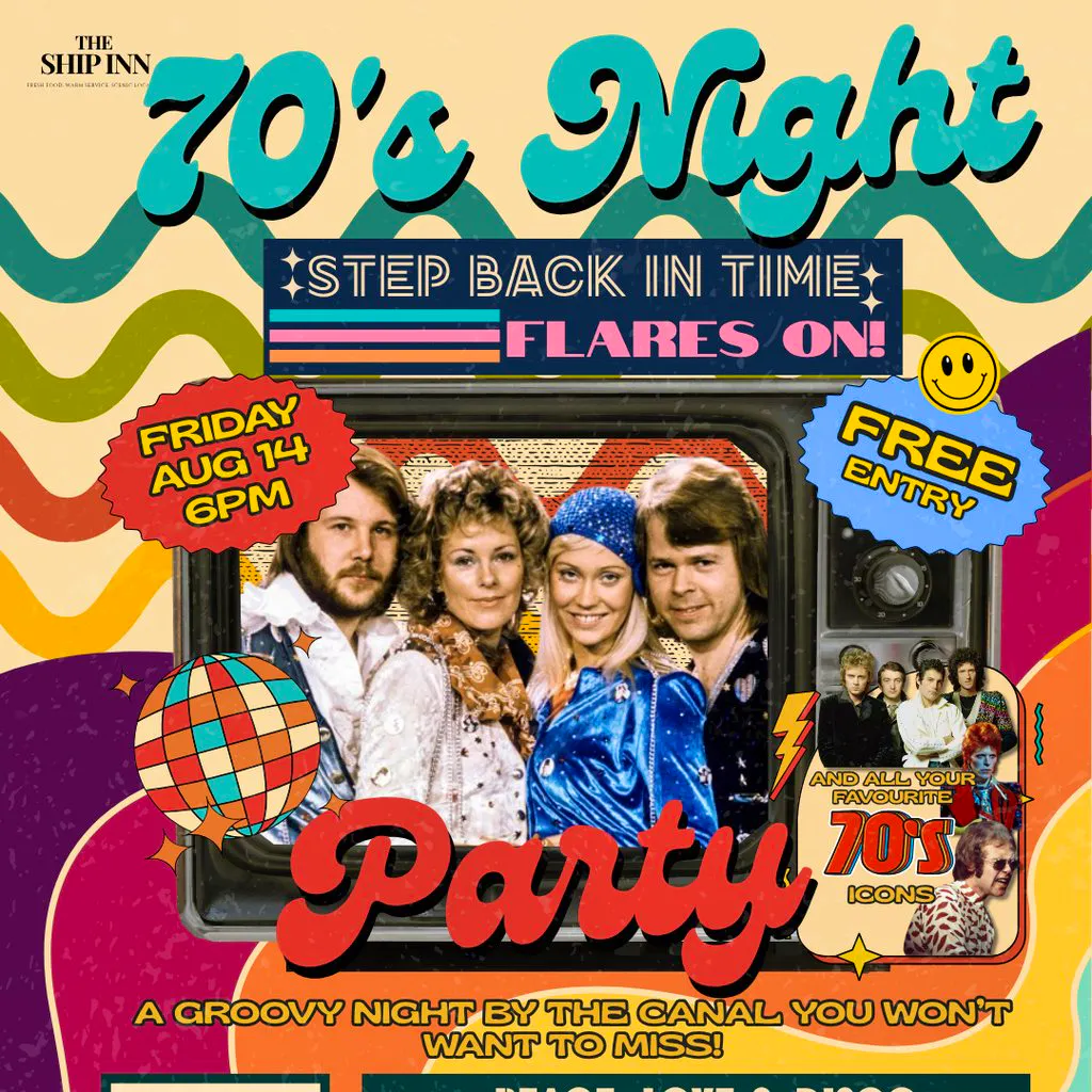 70s Disco Night at The Ship Inn at 6 Rosemary Lane, Haskayne Near Ormskirk, L39 7JP, UK