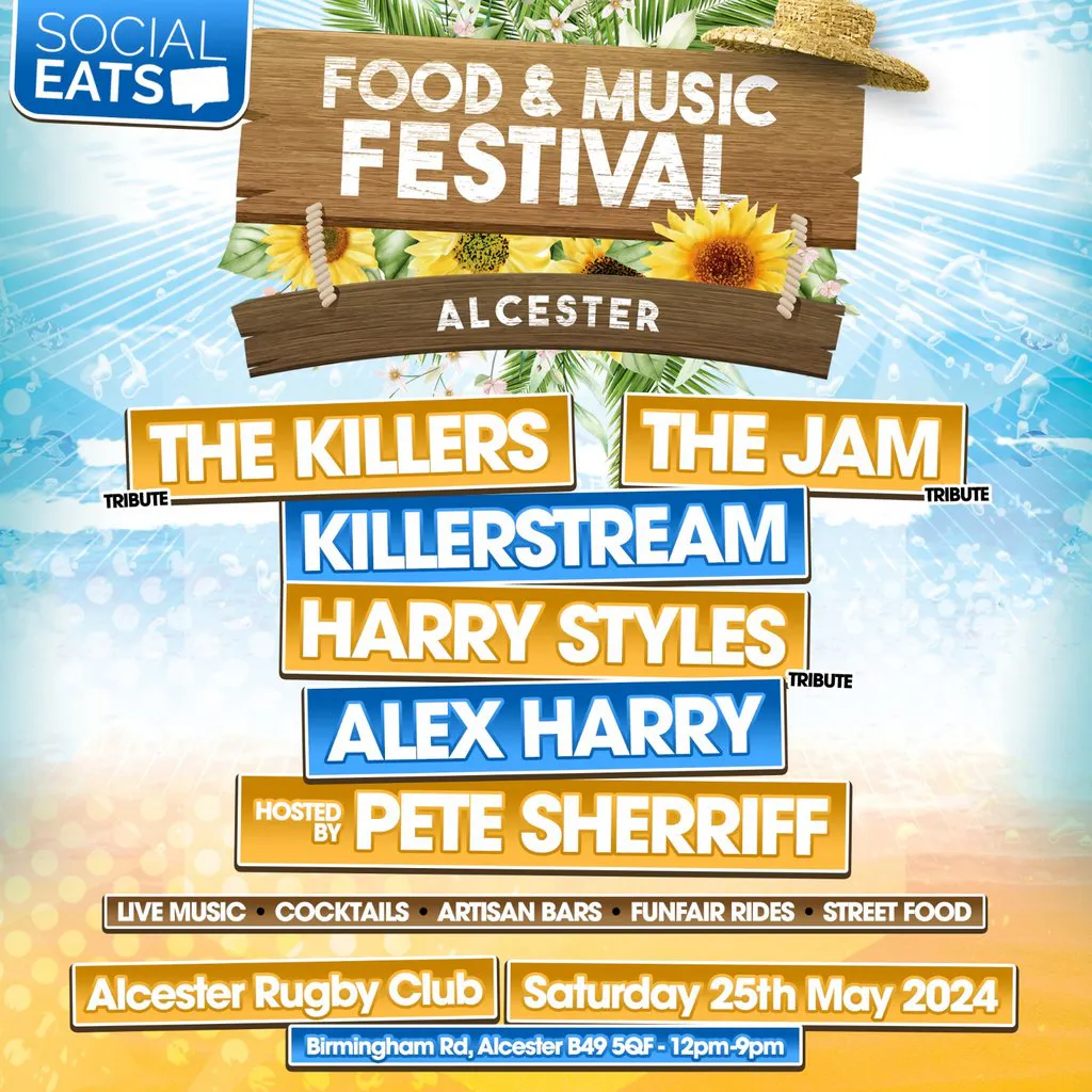 Social Eats Food & Music Festival Alcester Alcester Rugby Club