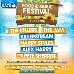 Social Eats Food & Music Festival Alcester Tickets | Alcester Rugby Club Alcester  | Sat 25th May 2024 Lineup