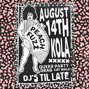 Peach Fuzz: queer basement party
