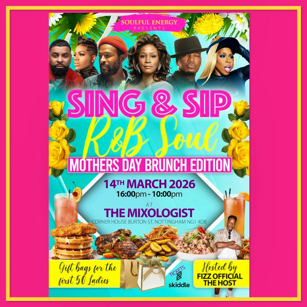 Sing and Sip  R&B Soul Mother's Day Brunch Edition at The Mixologist Cocktail And Wine Bar