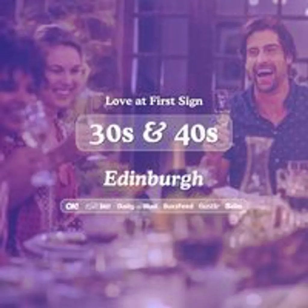 30s & 40s Singles Night @ Brewhemia Edinburgh|Love at First Sign at Brewhemia Edinburgh
