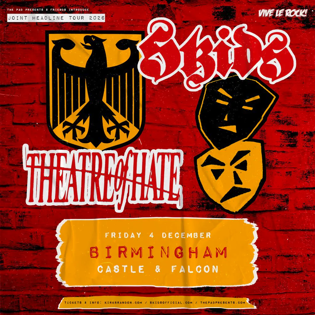 Skids / Theatre of Hate - Co Headline Tour at The Castle And Falcon