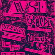 April 11: AVSE, PEROXIDE, THE URBAN, TOURIST TRAP at The Audio Lounge