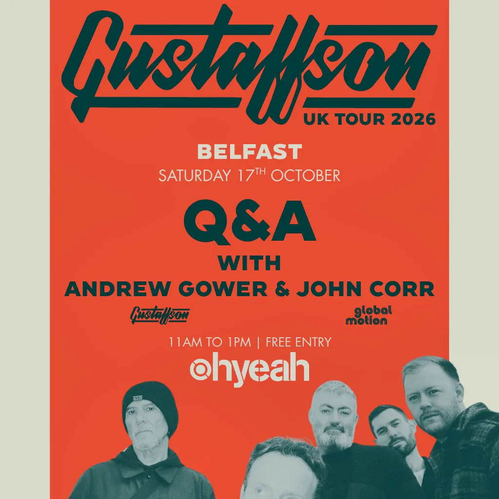 Q&A with Andrew Gower (Gustaffson) and John Corr (Global Motion) at Oh Yeah Music Centre