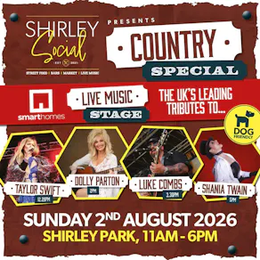 Shirley Social - Country Special - Sunday 2nd August 2026