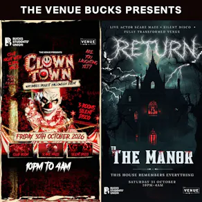 Halloween at The Venue: Clown Town and Return to The Manor