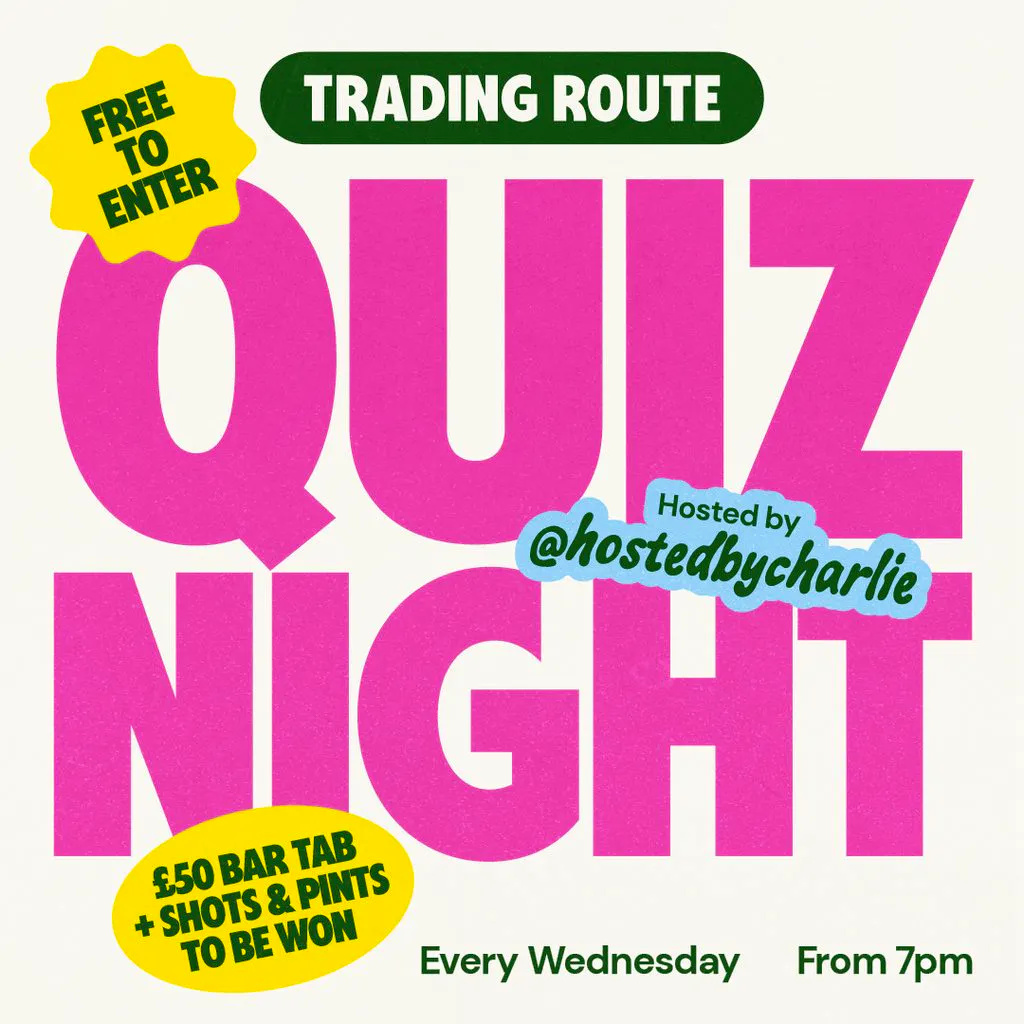 Trading Route Quiz - Every Wednesday at The Trading Route
