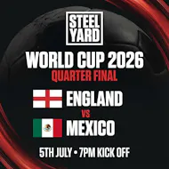 England vs Mexico | Last 16| World Cup 2026 Live at SYSheffield (Steel Yard)