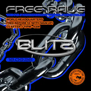 BLITZ - Techno/Hardgroove/Trance/Hard Dance - FREE RAVE