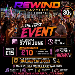 REWIND DAYCLUB MAIDENHEAD | OVER 30s