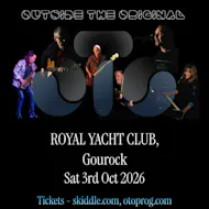 Outside The Original Prog Classics Show at Royal Gourock Yacht Club