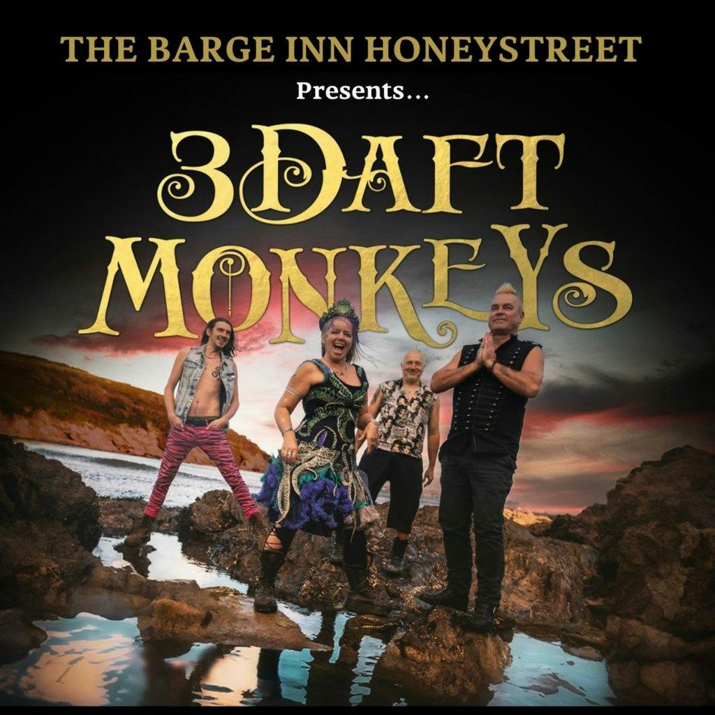 The Barge Inn Presents: 3 Daft Monkeys Tickets | The Barge Inn ...