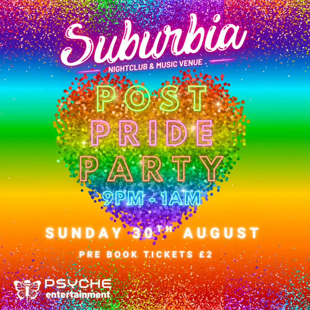 Pride After Party at Suburbia Southampton