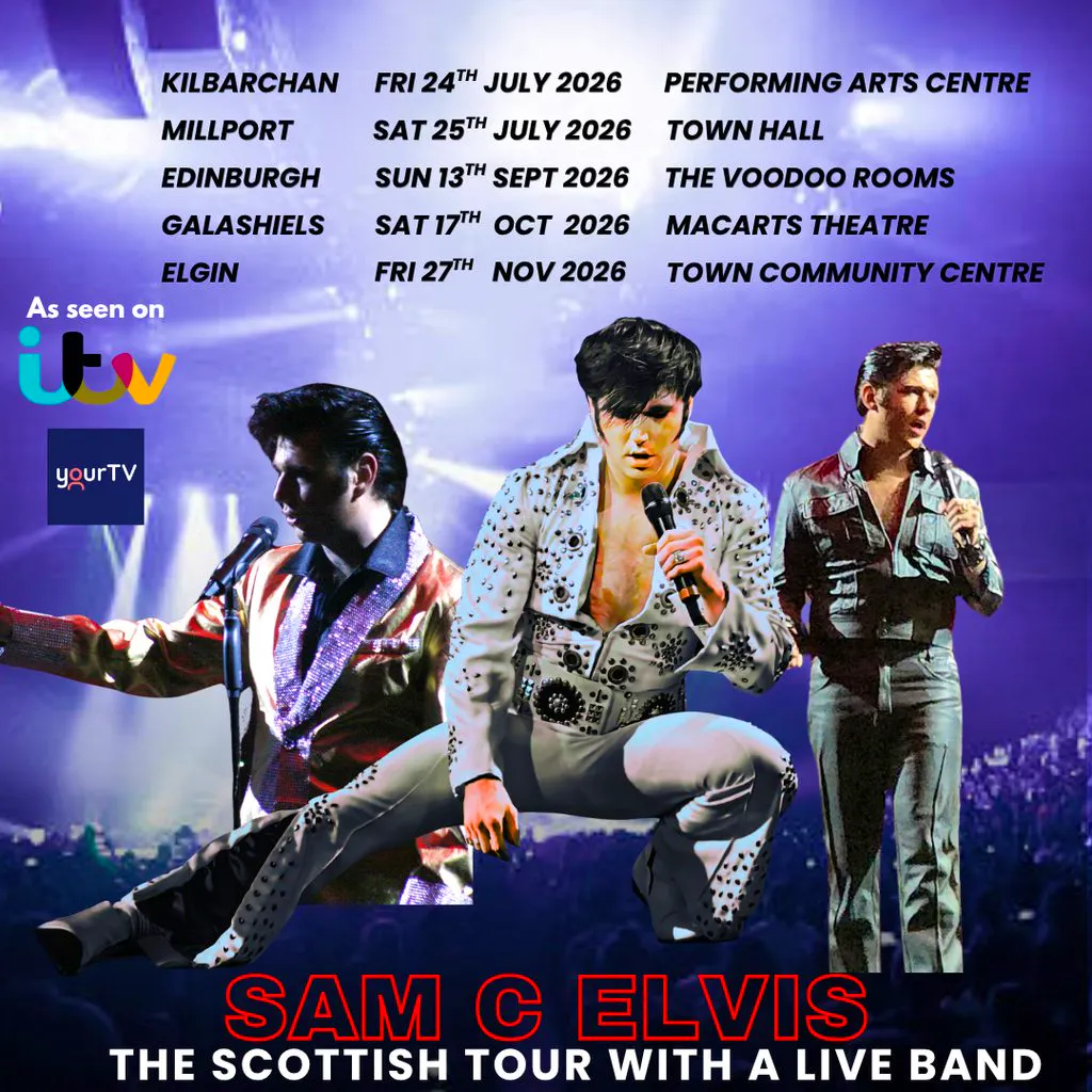 Sam C: A Tribute to Elvis at Elgin Town Hall at Elgin Town Hall