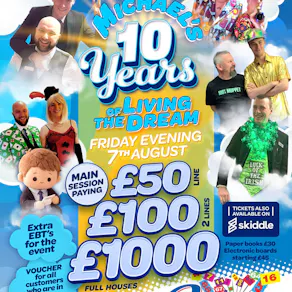 Living the Dream Big Prize Money Night