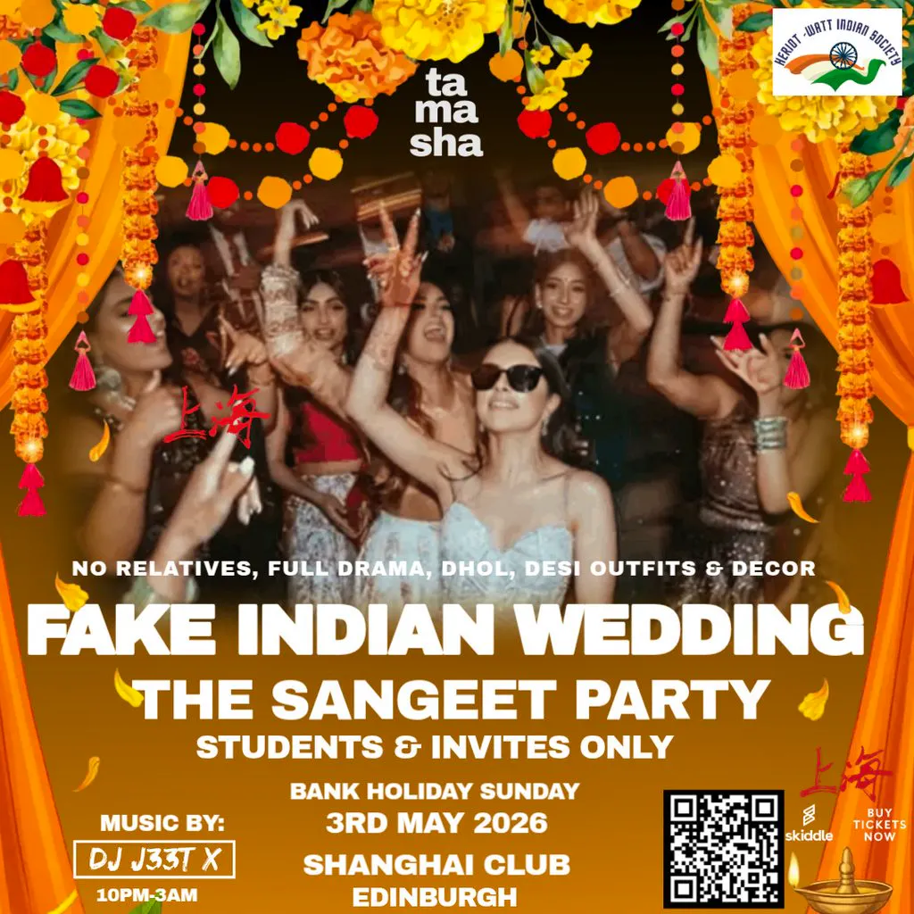 Fake Indian Wedding: The SANGEET Party Edinburgh: Students Only at Shanghai Nightclub Edinburgh