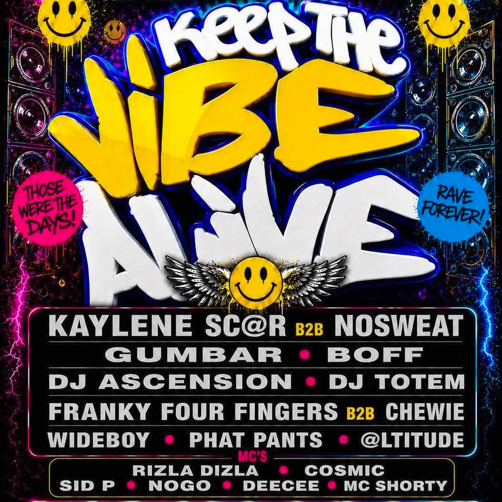 KEEP THE VIBE ALIVE Event 1 at Piranha Joes Lowesoft