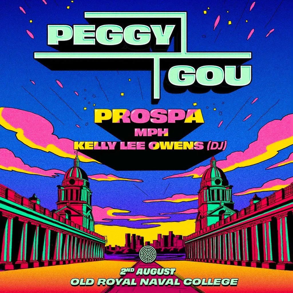 Peggy Gou on the Thames at Old Royal Naval College Greenwich