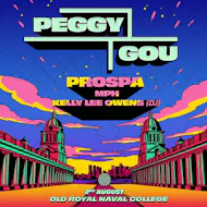Peggy Gou on the Thames at Old Royal Naval College Greenwich