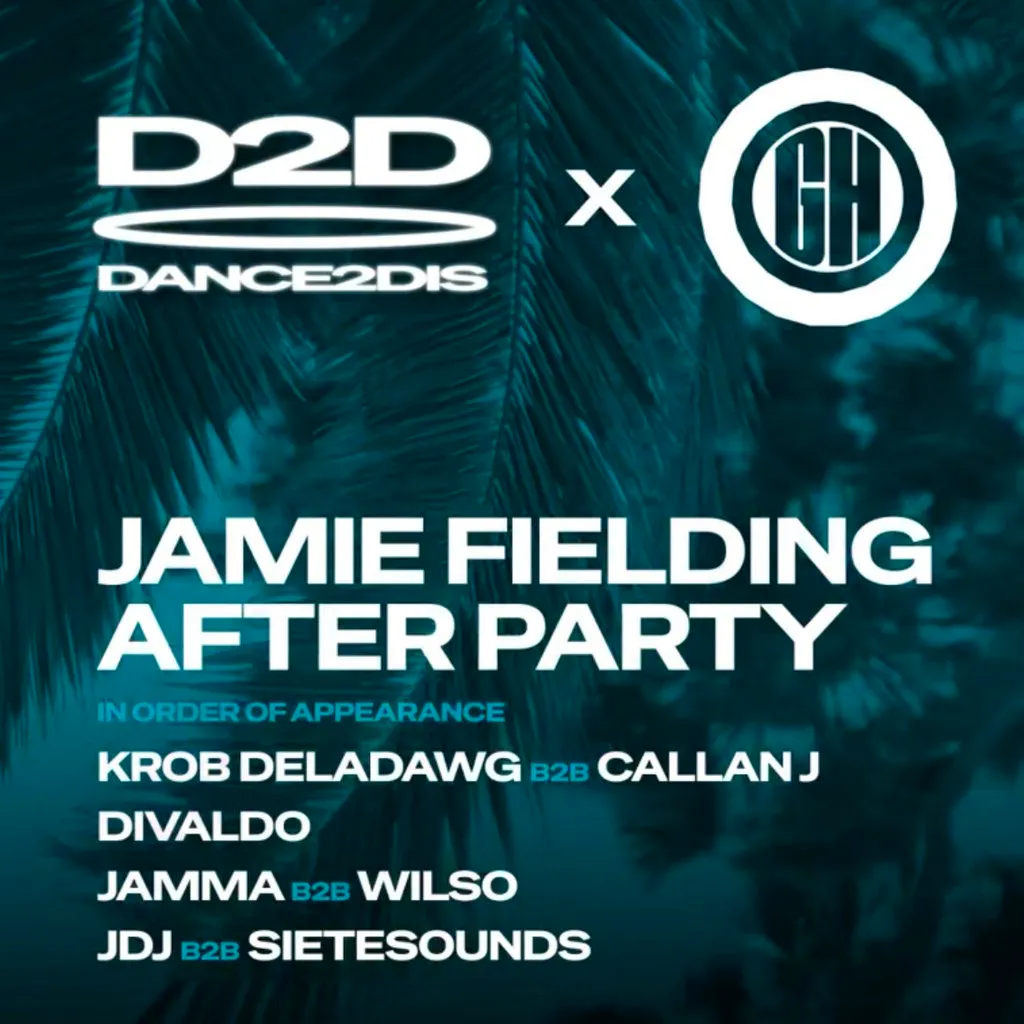 Dance2Dis x Groove Hut Jamie Fielding After Party at The Groove Hut (Lucky Strike Down Stairs)