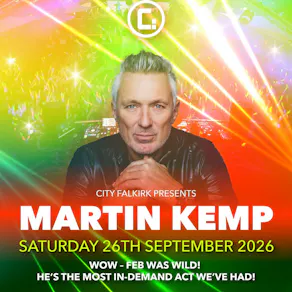 Martin Kemp: Back to City for the ultimate 80's DJ set