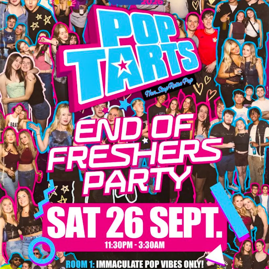 Pop Tarts: End of Freshers Party at Sheffield Student Union