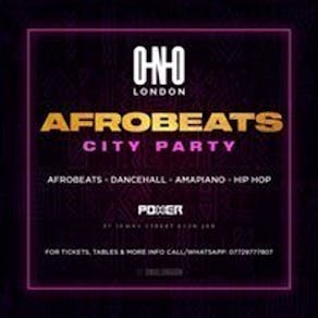 Afrobeats City Party