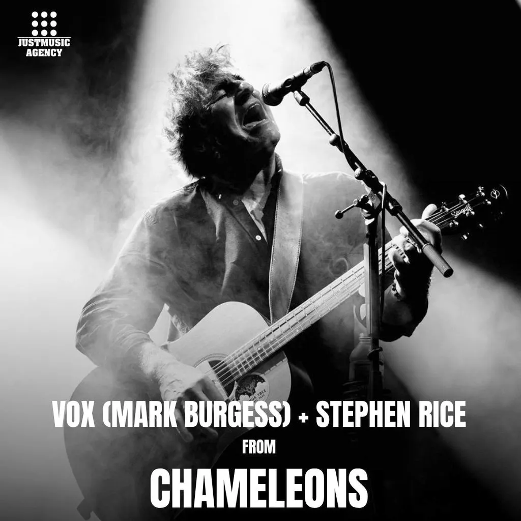 Vox (Mark Burgess) & Stephen Rice from Chameleons at Bask