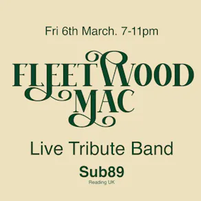FLEETWOOD MAC - LIVE IN READING (Tribute Band)