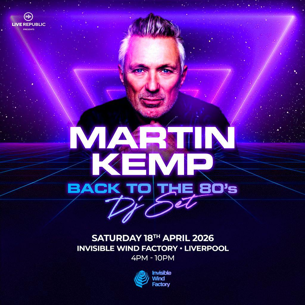 Martin Kemp's Back to the 80s DJ Set | Invisible Wind Factory at Invisible Wind Factory