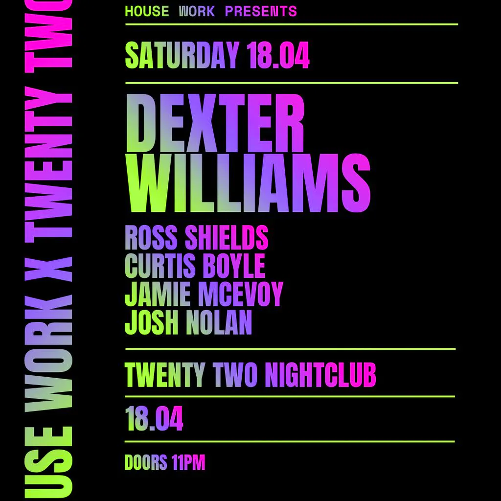 House Work presents Twenty Two | 18.04 at Twenty Two Night Club