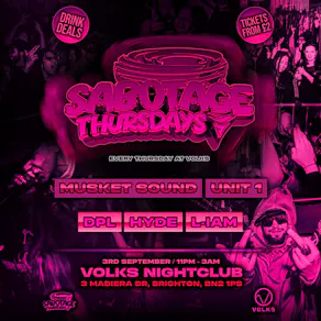 Sabotage Thursdays