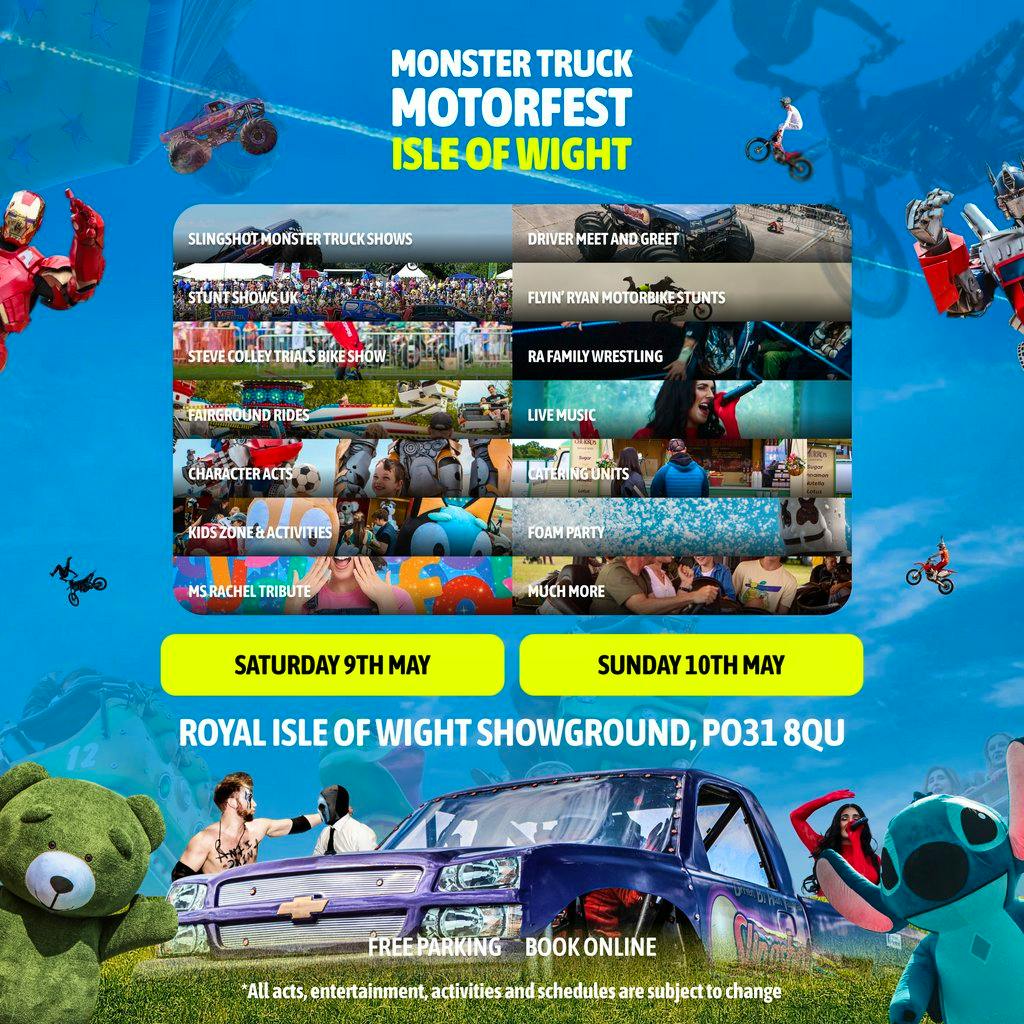 Monster Truck Motorfest Isle of Wight at Royal Isle Of Wight Showground