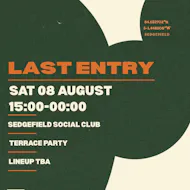 Last Entry at Sedgefield Social Club