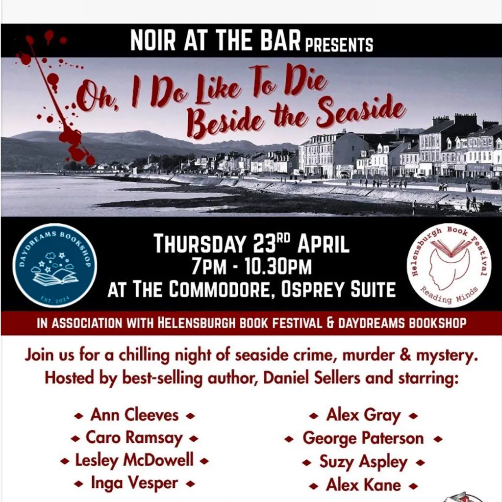 Noir at the Bar presents: Oh I do like to die beside the seaside at The Osprey Suite, Commodore Hotel
