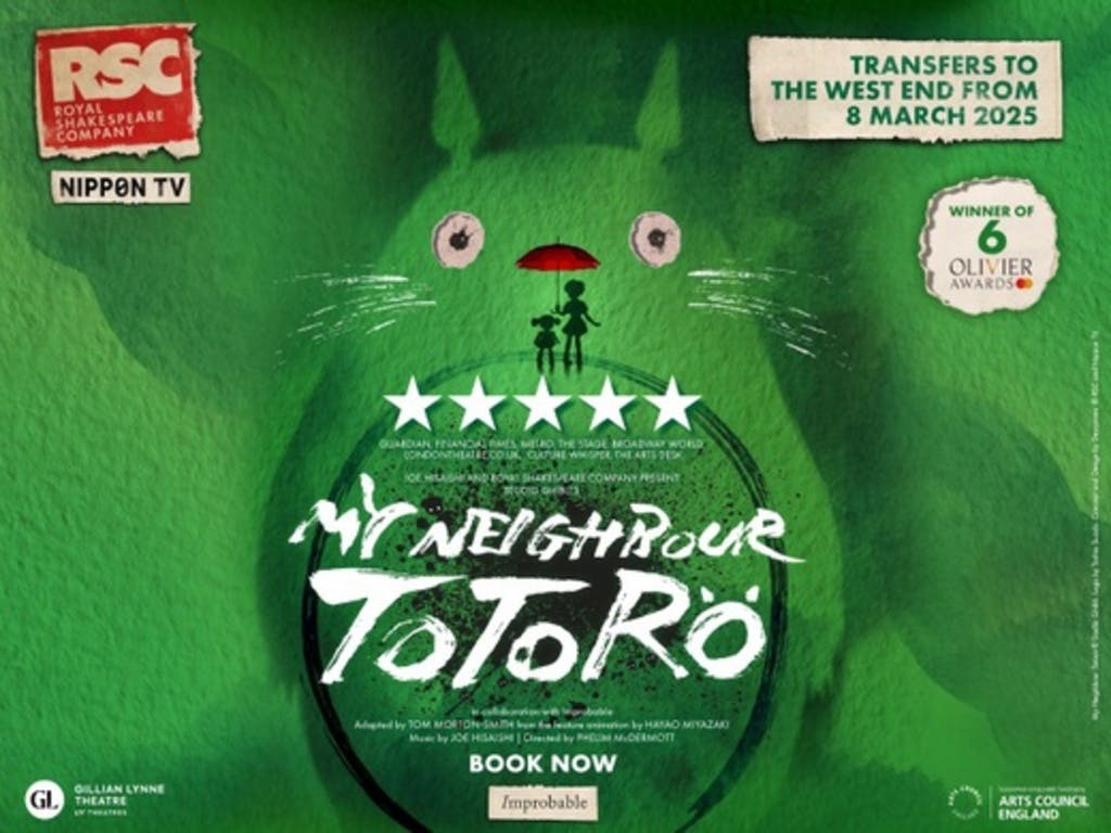 Tickets My Neighbour Totoro Gillian Lynne Theatre London Wed 09