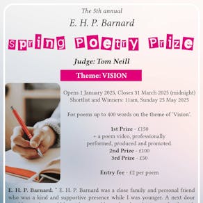 The E. H. P. Barnard Poetry Prize 2025